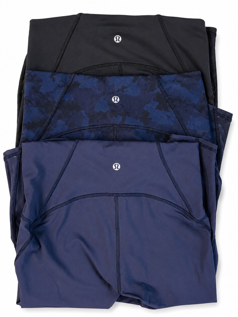Lululemon Crop Leggings Bundle in Black & Navy 6